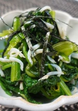 ほうれん草としらすの海苔和え-レシピのメイン写真