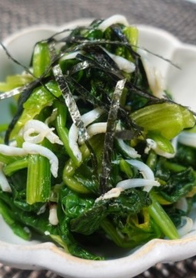 ほうれん草としらすの海苔和え-レシピのメイン写真