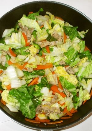 中華風白菜炒め♪胸のつかえに簡単漢方薬膳-レシピのメイン写真