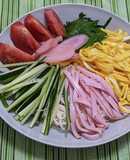 白石温麺で簡単、おいしい冷やし中華