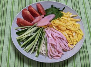 白石温麺で簡単、おいしい冷やし中華-レシピのメイン写真
