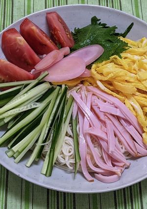 白石温麺で簡単、おいしい冷やし中華-レシピのメイン写真