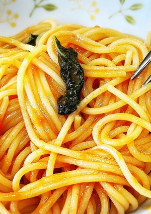 生バジル香る✨息子直伝、トマトパスタ✨-レシピのメイン写真