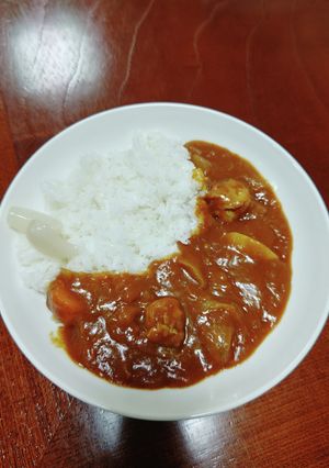 圧力鍋で豚こまボールカレー♪-レシピのメイン写真