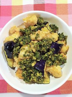 ナスと鶏胸肉のネギソースかけ-レシピのメイン写真