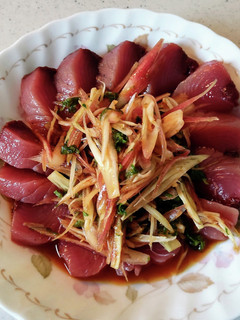 ピリっと辛い薬味たっぷりのかつお-レシピのメイン写真