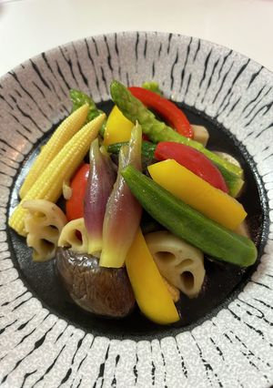 冷んやり美味しいカラフル野菜の揚げ浸し-レシピのメイン写真