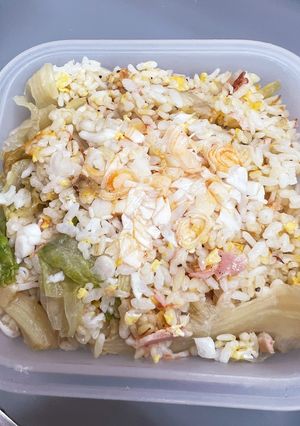 ふわふわ卵とカニカマの中華炒飯弁当-レシピのメイン写真