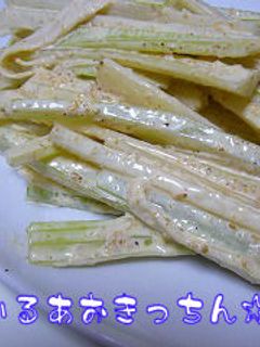 セロリのごまマヨサラダ★-レシピのメイン写真