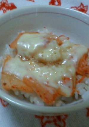 私のねこまんま~キムチチーズご飯~-レシピのメイン写真