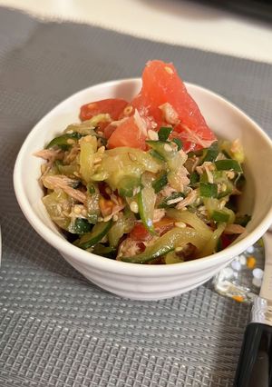 トマトと胡瓜の中華サラダ-レシピのメイン写真