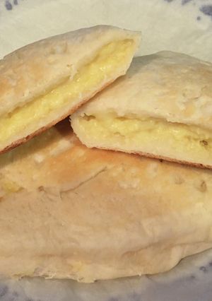 フライパンでクリームパン-レシピのメイン写真