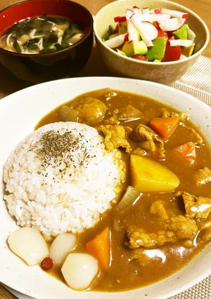 皆大好き♪お家カレー(豚コマ編)-レシピのメイン写真