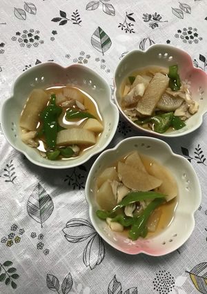 大根、ししとう、舞茸の出汁浸し-レシピのメイン写真