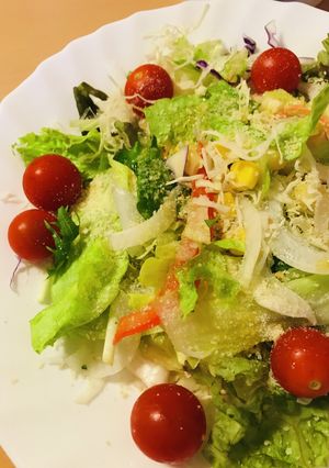 市販サラダ活用●パン粉活用サラダ-レシピのメイン写真