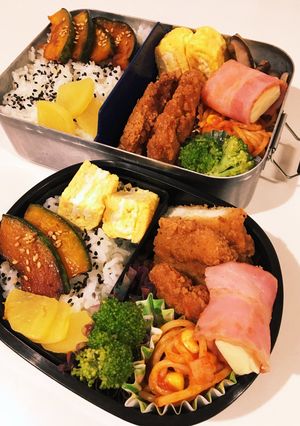 息子、娘弁当　23/6/26-レシピのメイン写真