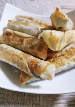 余った餃子の皮で！長芋とチーズの磯辺揚げ-レシピのメイン写真