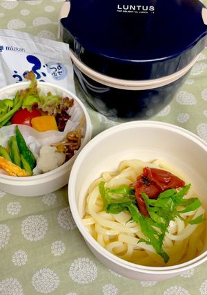 夏に嬉しい♪カフェ弁で冷たい麺弁当♫-レシピのメイン写真
