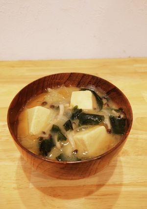 こうや豆腐でかんたん味噌汁-レシピのメイン写真