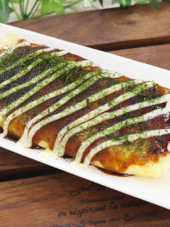 SNSで話題♡ライスペーパーでお好み焼き-レシピのメイン写真