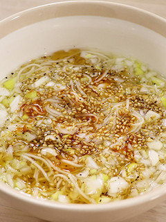 レンジで簡単&時短!ネギ塩そうめん-レシピのメイン写真