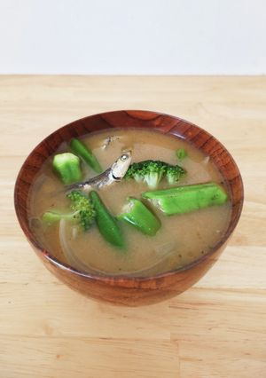 冷凍野菜でかんたん味噌汁-レシピのメイン写真