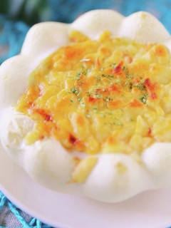 UFOズッキーニのミートソースチーズ焼き-レシピのメイン写真