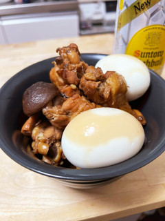 ポン酢で煮る!ほろほろ鳥手羽のさっぱり煮-レシピのメイン写真