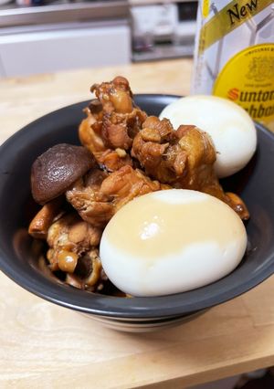 ポン酢で煮る！ほろほろ鳥手羽のさっぱり煮-レシピのメイン写真