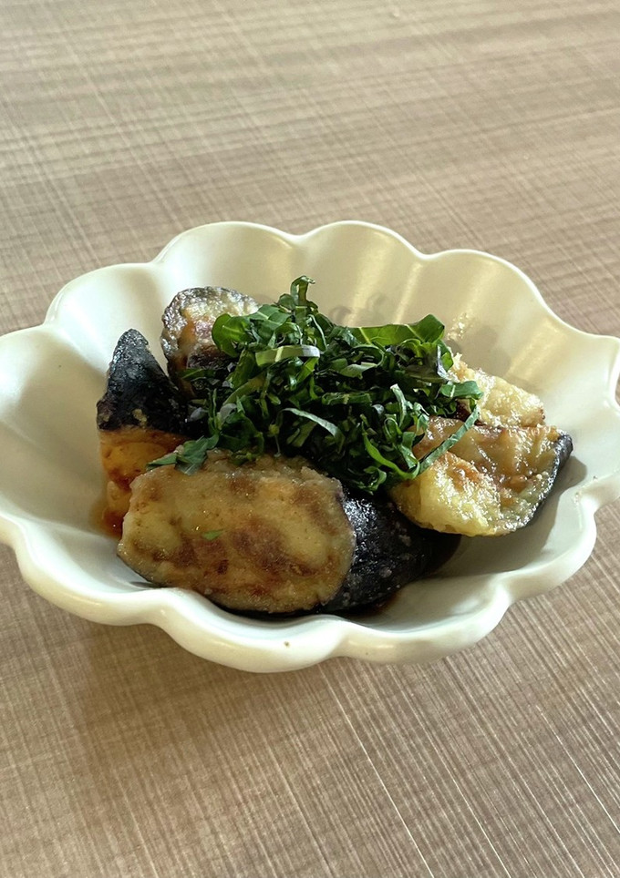 ごま油香る 茄子 の カリとろ 焼き浸し-レシピのメイン写真
