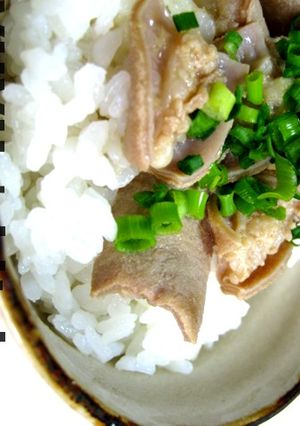 生姜であっさり、ホルモン丼♪-レシピのメイン写真