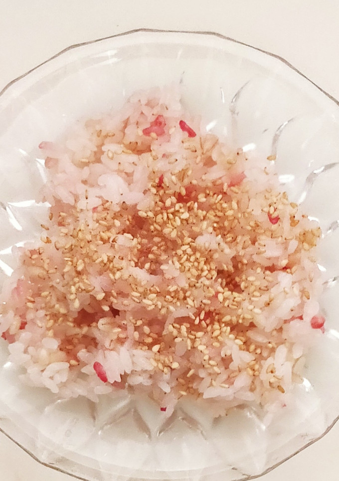 もちもち梅ご飯-レシピのメイン写真