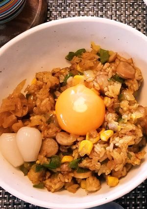 １人ランチに！カレーチャーハン-レシピのメイン写真
