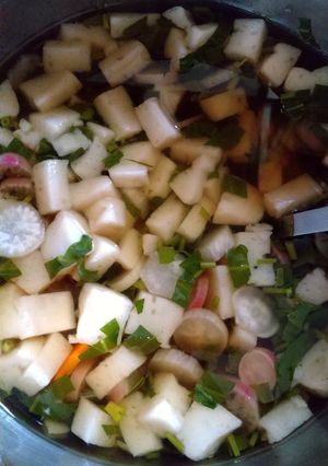 夏野菜と白はんぺんの和風スープ-レシピのメイン写真