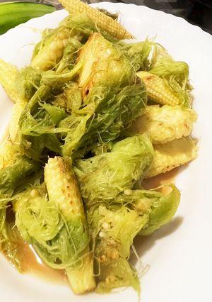 ベビーコーンヒゲまで食べて　バター醤油味-レシピのメイン写真