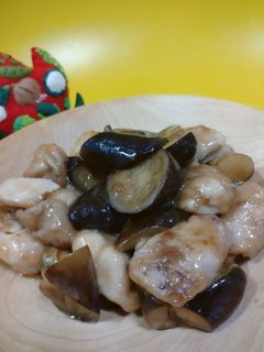 なすと鶏肉の甘酢炒め-レシピのメイン写真