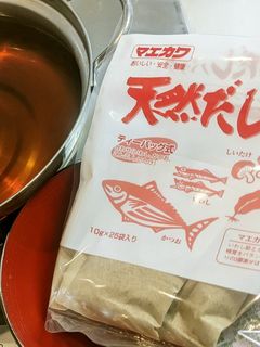 だしパックで簡単うどん出汁-レシピのメイン写真