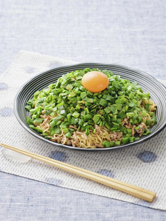 冷やしニラあえ麺-レシピのメイン写真