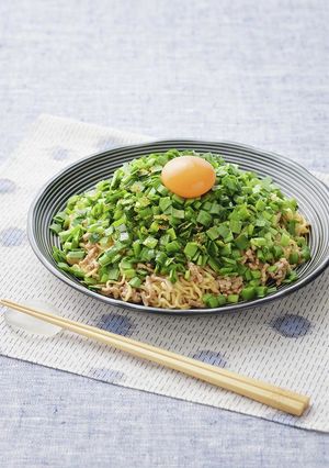 冷やしニラあえ麺-レシピのメイン写真