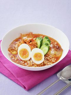 サッポロ一番で!韓国冷麺風ラーメン-レシピのメイン写真