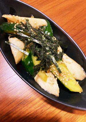 きゅうりと長芋の韓国風和え-レシピのメイン写真