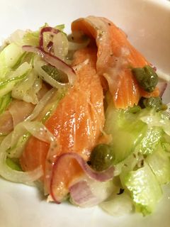 セロリとサーモンのマリネサラダ-レシピのメイン写真