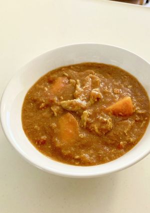ルー不使用 飴色玉ねぎで作るポークカレー-レシピのメイン写真