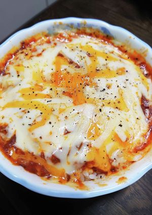 ミートソースごはん-レシピのメイン写真