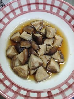 麺つゆとレンジで簡単!椎茸の煮物-レシピのメイン写真