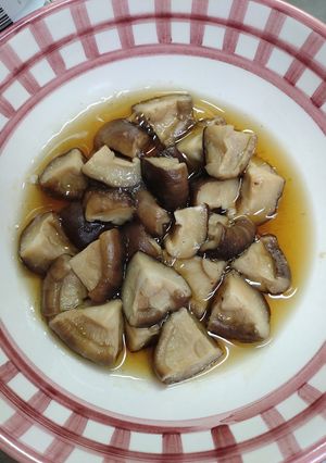 麺つゆとレンジで簡単！椎茸の煮物-レシピのメイン写真