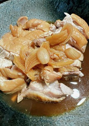 鶏もも肉のにんにく生姜煮-レシピのメイン写真