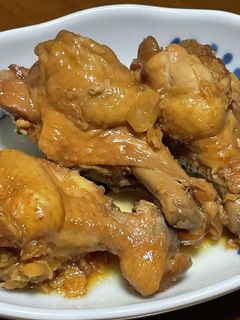 焼酎に合う!手羽元の黒酢煮♫-レシピのメイン写真