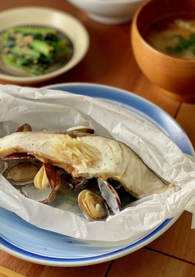 ＊白身魚のあさり蒸し＊-レシピのメイン写真
