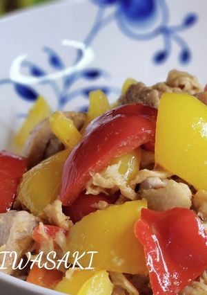 綺麗になれちゃう『パプリカ味噌マヨ炒め』-レシピのメイン写真